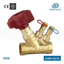 Ce Certified Quality Guarantee Manual Static Brass Balance Valves